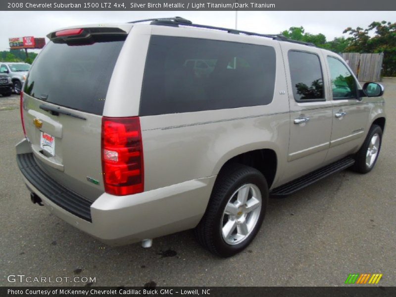 Silver Birch Metallic / Light Titanium/Dark Titanium 2008 Chevrolet Suburban 1500 LTZ 4x4