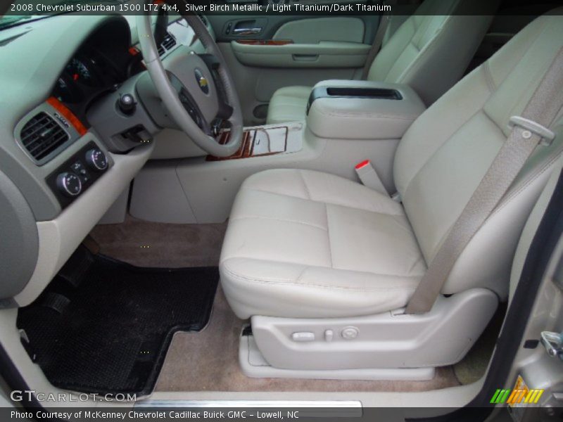 Silver Birch Metallic / Light Titanium/Dark Titanium 2008 Chevrolet Suburban 1500 LTZ 4x4