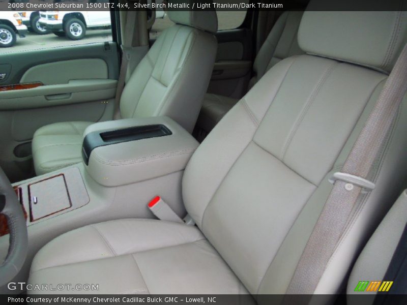 Silver Birch Metallic / Light Titanium/Dark Titanium 2008 Chevrolet Suburban 1500 LTZ 4x4