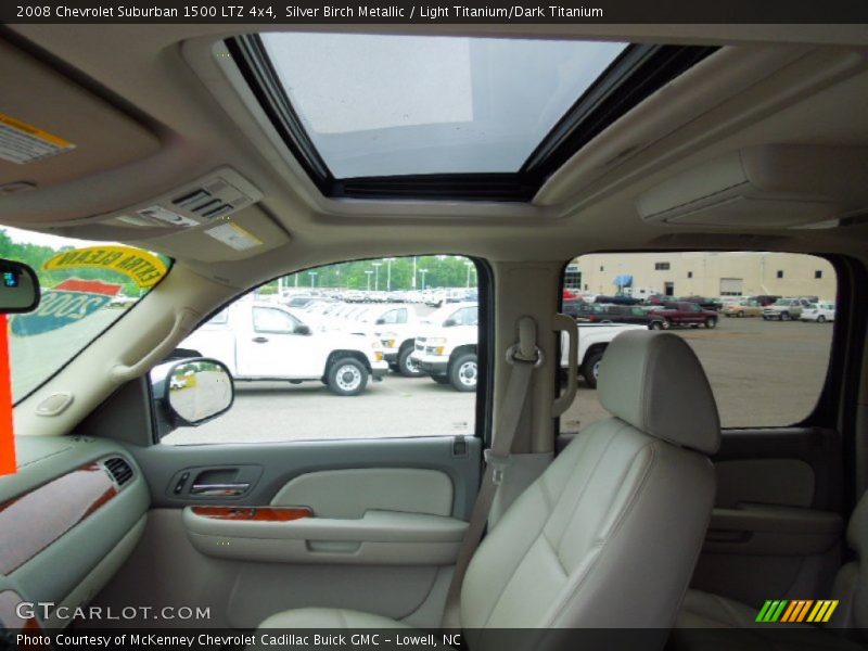 Silver Birch Metallic / Light Titanium/Dark Titanium 2008 Chevrolet Suburban 1500 LTZ 4x4