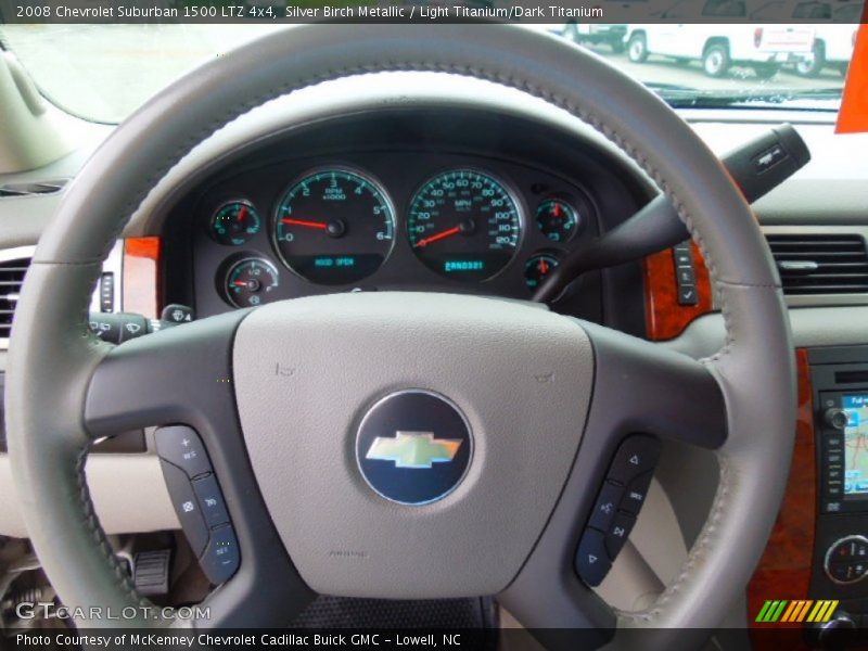 Silver Birch Metallic / Light Titanium/Dark Titanium 2008 Chevrolet Suburban 1500 LTZ 4x4