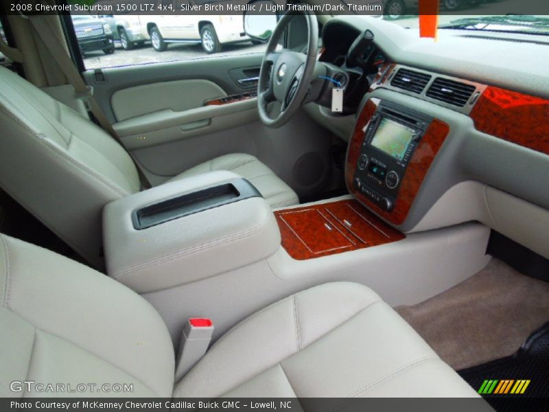 Silver Birch Metallic / Light Titanium/Dark Titanium 2008 Chevrolet Suburban 1500 LTZ 4x4