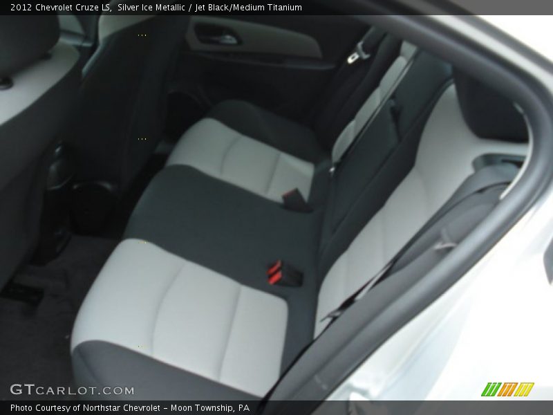 Silver Ice Metallic / Jet Black/Medium Titanium 2012 Chevrolet Cruze LS