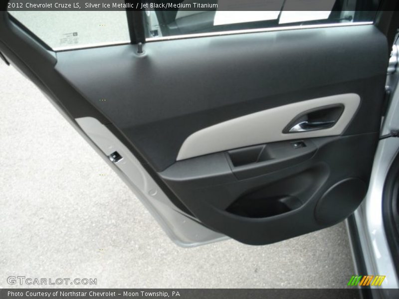 Silver Ice Metallic / Jet Black/Medium Titanium 2012 Chevrolet Cruze LS