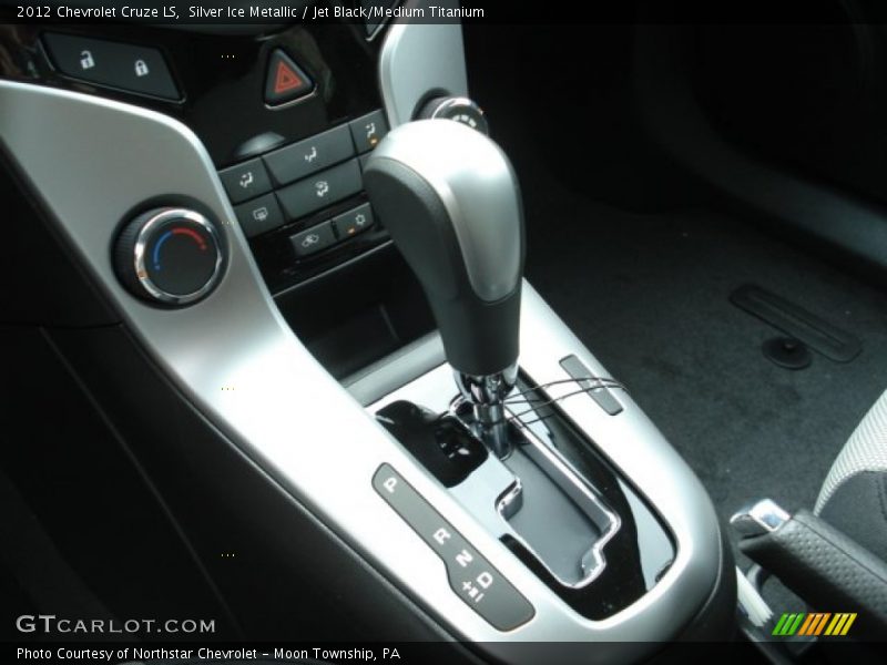 Silver Ice Metallic / Jet Black/Medium Titanium 2012 Chevrolet Cruze LS