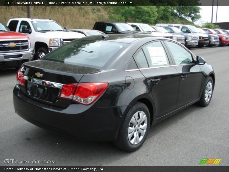 Black Granite Metallic / Jet Black/Medium Titanium 2012 Chevrolet Cruze LS