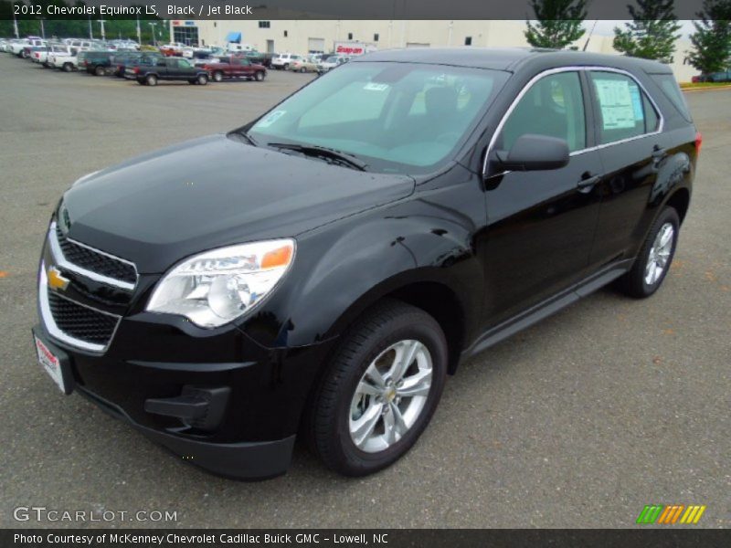 Black / Jet Black 2012 Chevrolet Equinox LS