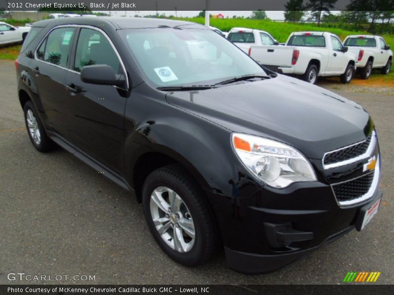 Black / Jet Black 2012 Chevrolet Equinox LS