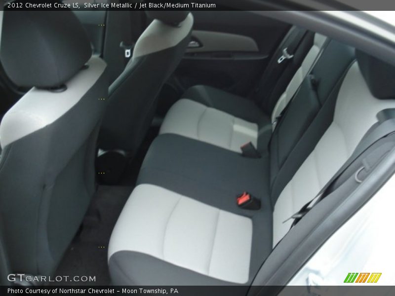 Silver Ice Metallic / Jet Black/Medium Titanium 2012 Chevrolet Cruze LS