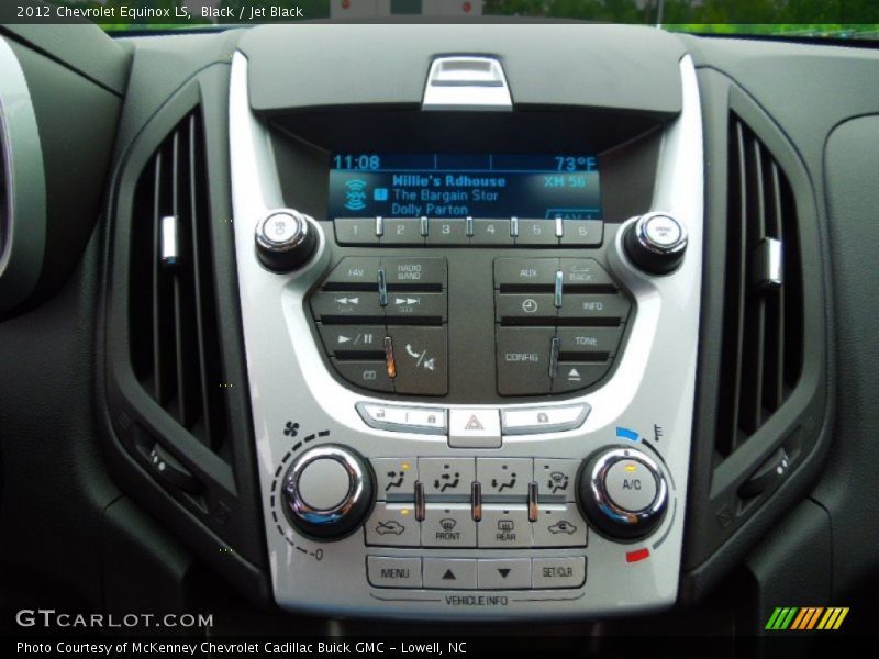 Black / Jet Black 2012 Chevrolet Equinox LS