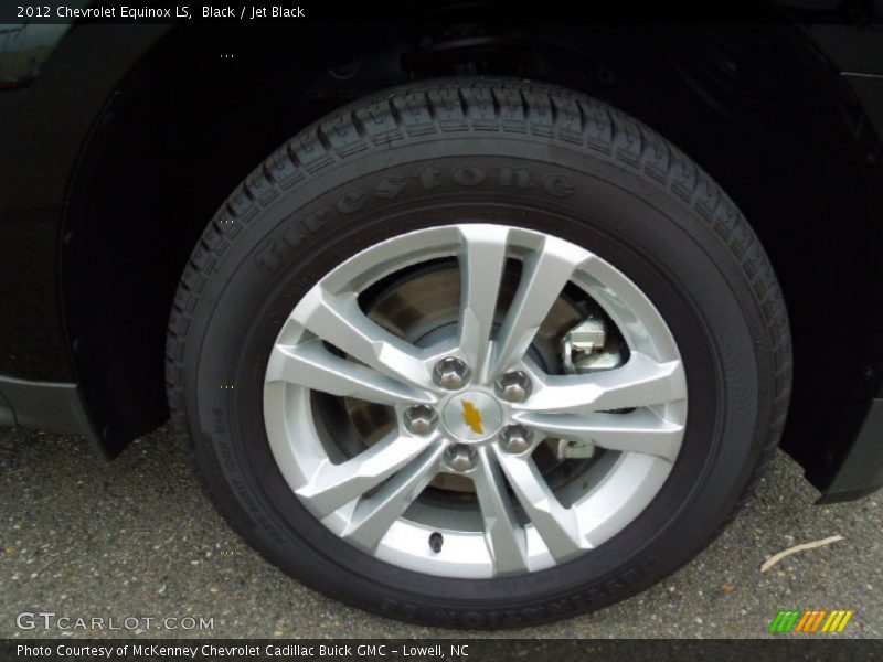 Black / Jet Black 2012 Chevrolet Equinox LS