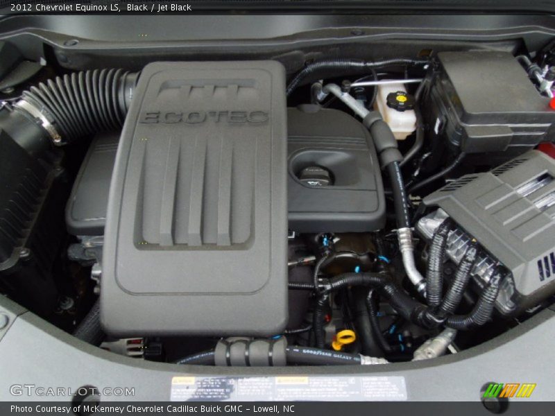 Black / Jet Black 2012 Chevrolet Equinox LS