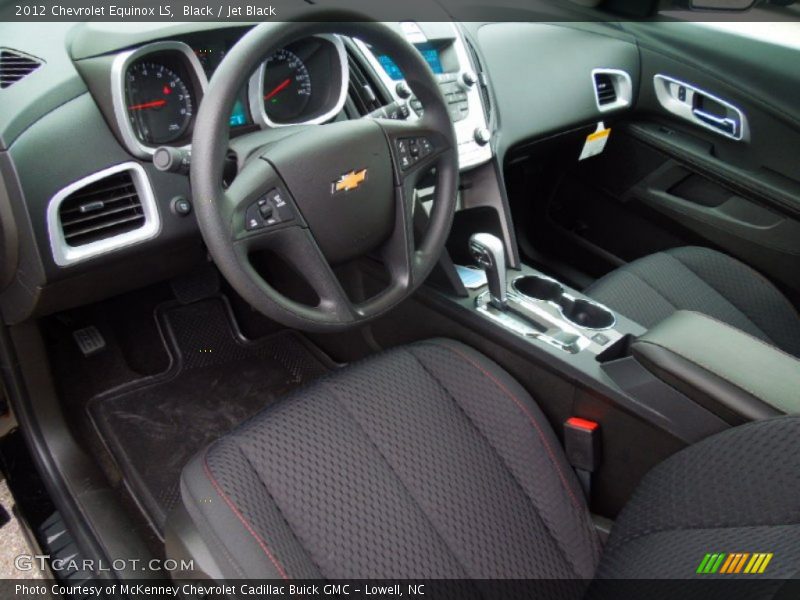 Black / Jet Black 2012 Chevrolet Equinox LS