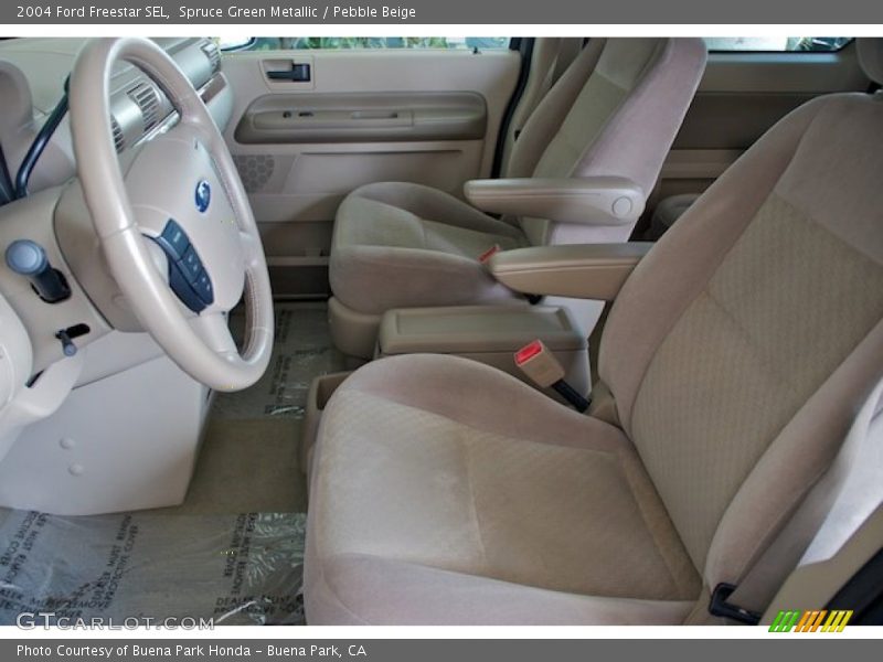 Spruce Green Metallic / Pebble Beige 2004 Ford Freestar SEL