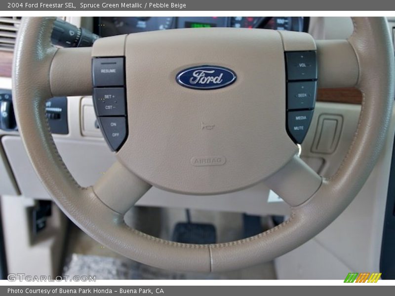 Spruce Green Metallic / Pebble Beige 2004 Ford Freestar SEL