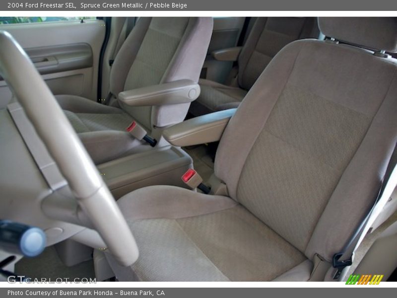 Spruce Green Metallic / Pebble Beige 2004 Ford Freestar SEL