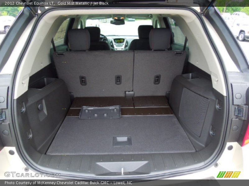 Gold Mist Metallic / Jet Black 2012 Chevrolet Equinox LT