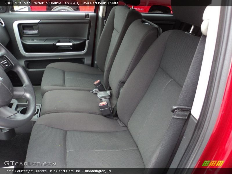 Lava Red Pearl / Slate 2008 Mitsubishi Raider LS Double Cab 4WD