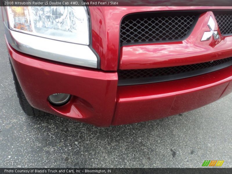 Lava Red Pearl / Slate 2008 Mitsubishi Raider LS Double Cab 4WD