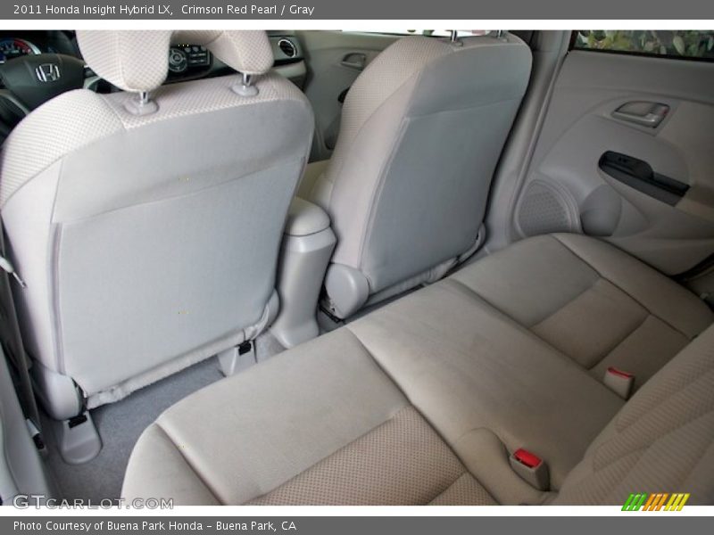 Crimson Red Pearl / Gray 2011 Honda Insight Hybrid LX