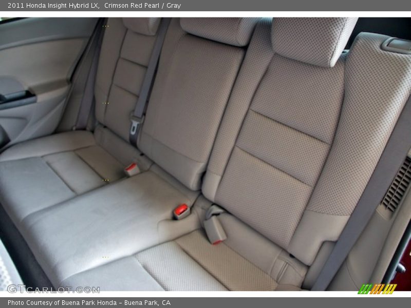 Crimson Red Pearl / Gray 2011 Honda Insight Hybrid LX