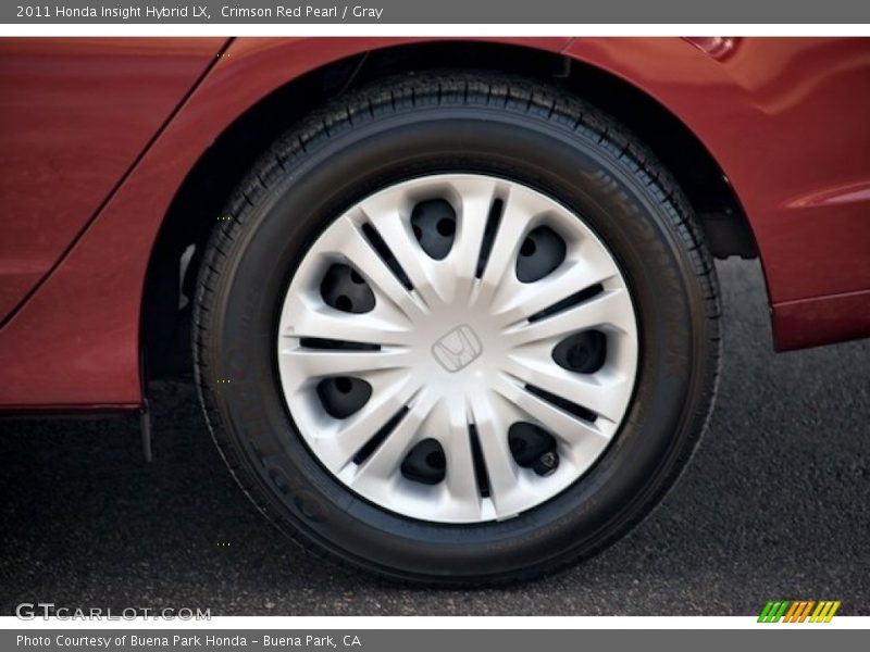 Crimson Red Pearl / Gray 2011 Honda Insight Hybrid LX