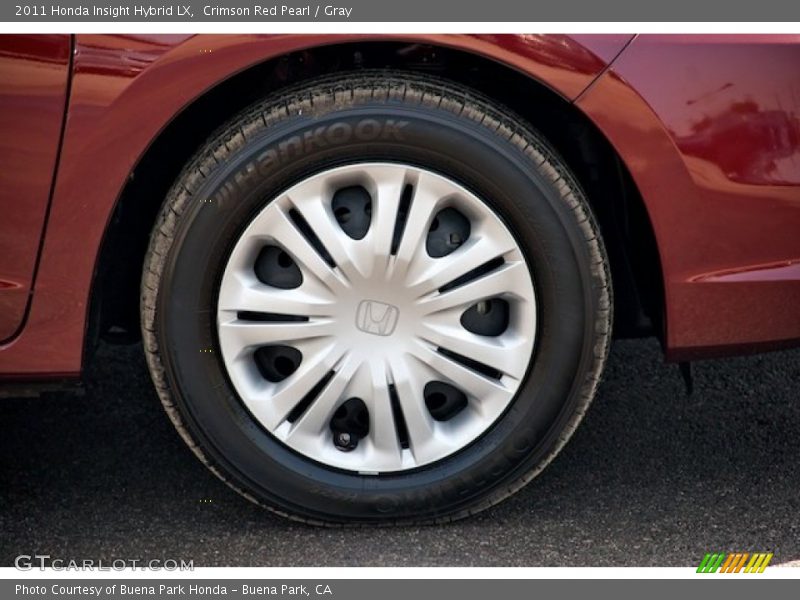 Crimson Red Pearl / Gray 2011 Honda Insight Hybrid LX