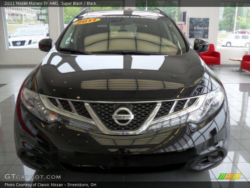 Super Black / Black 2011 Nissan Murano SV AWD