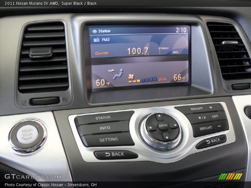 Super Black / Black 2011 Nissan Murano SV AWD