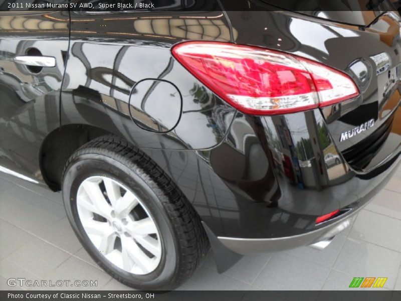 Super Black / Black 2011 Nissan Murano SV AWD