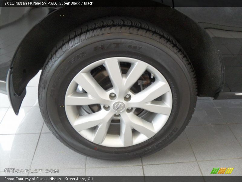 Super Black / Black 2011 Nissan Murano SV AWD