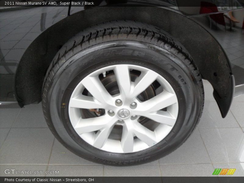 Super Black / Black 2011 Nissan Murano SV AWD
