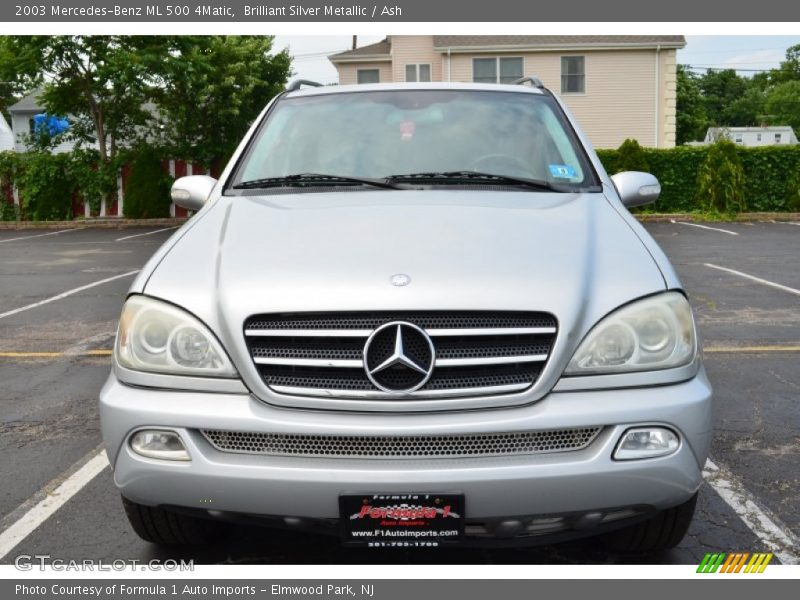 Brilliant Silver Metallic / Ash 2003 Mercedes-Benz ML 500 4Matic