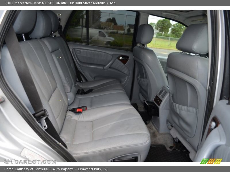 Brilliant Silver Metallic / Ash 2003 Mercedes-Benz ML 500 4Matic