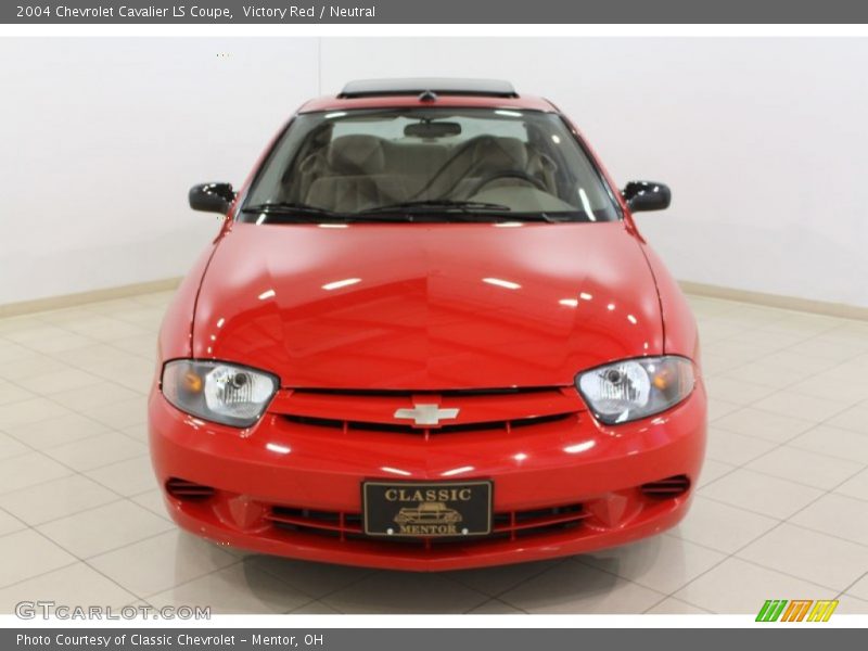 Victory Red / Neutral 2004 Chevrolet Cavalier LS Coupe