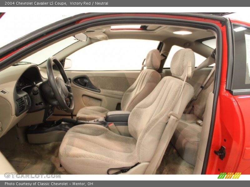 Victory Red / Neutral 2004 Chevrolet Cavalier LS Coupe