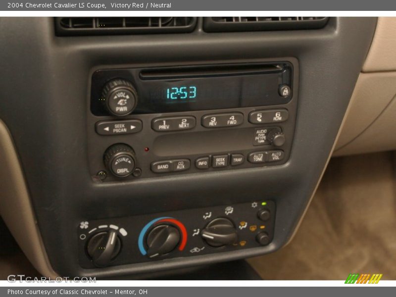 Victory Red / Neutral 2004 Chevrolet Cavalier LS Coupe
