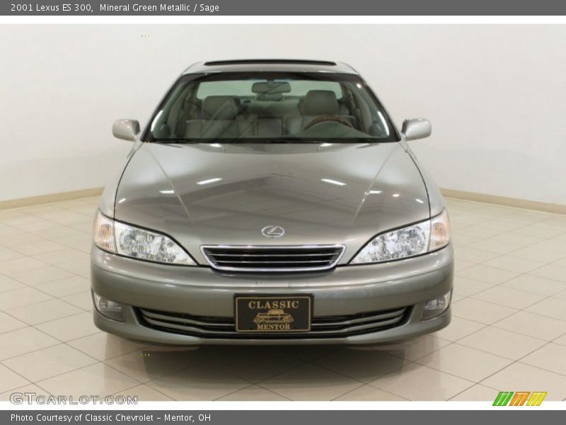 Mineral Green Metallic / Sage 2001 Lexus ES 300