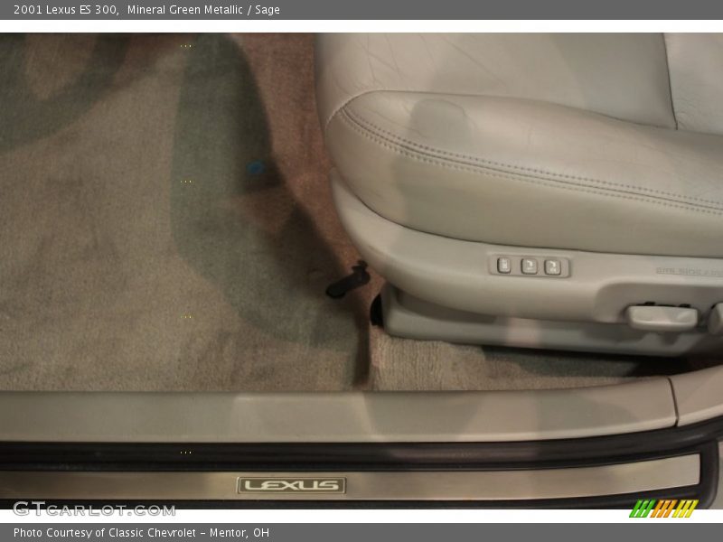 Mineral Green Metallic / Sage 2001 Lexus ES 300