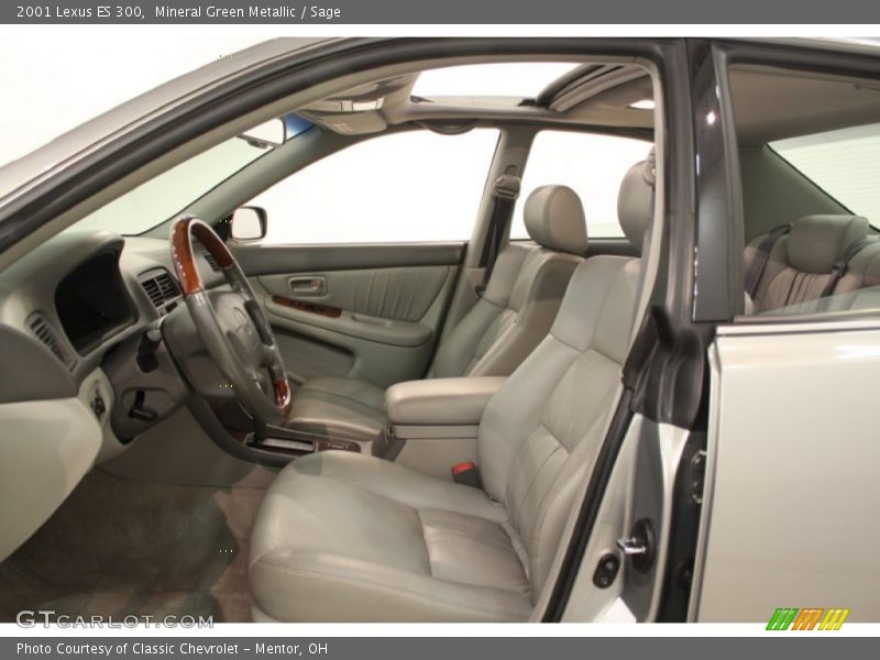 Mineral Green Metallic / Sage 2001 Lexus ES 300