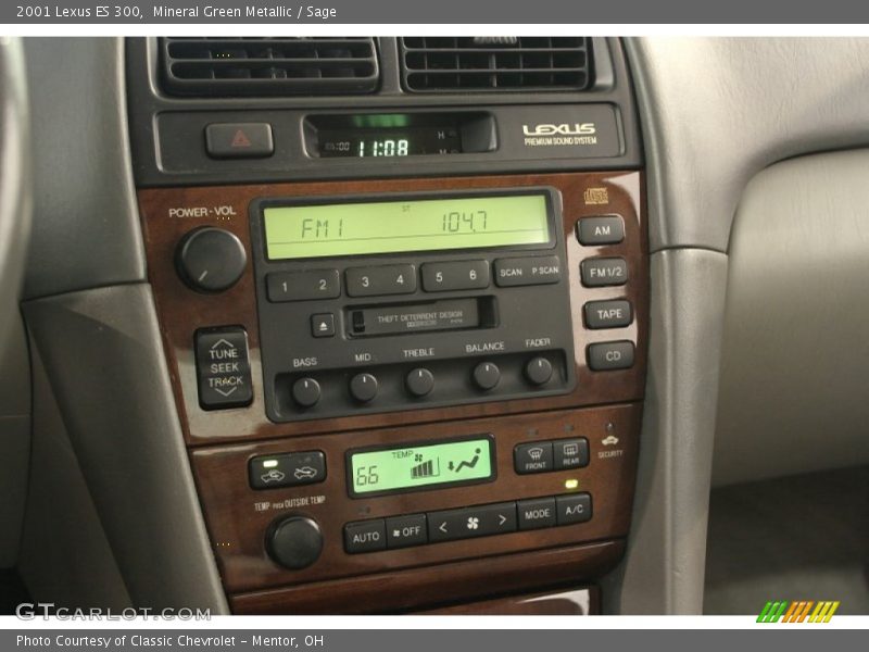 Controls of 2001 ES 300