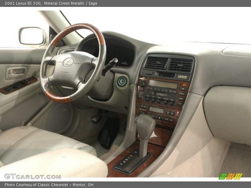 Mineral Green Metallic / Sage 2001 Lexus ES 300