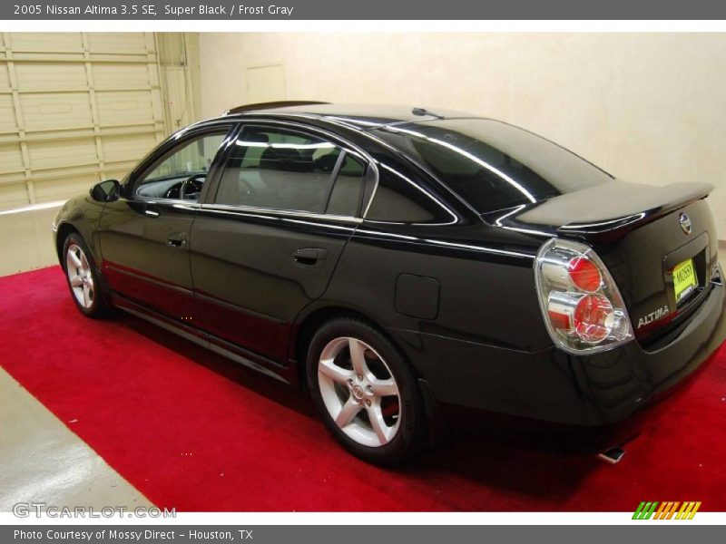 Super Black / Frost Gray 2005 Nissan Altima 3.5 SE