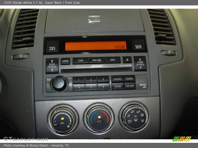 Super Black / Frost Gray 2005 Nissan Altima 3.5 SE