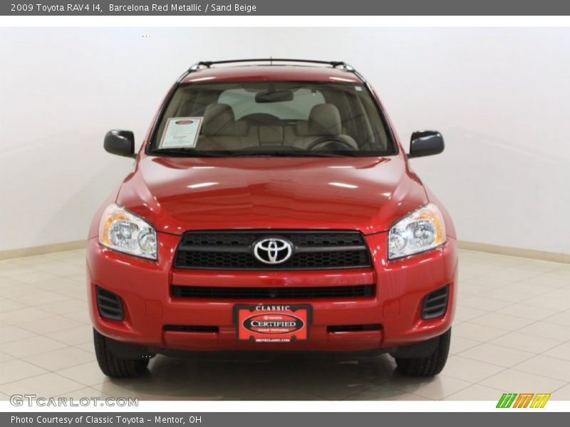 Barcelona Red Metallic / Sand Beige 2009 Toyota RAV4 I4