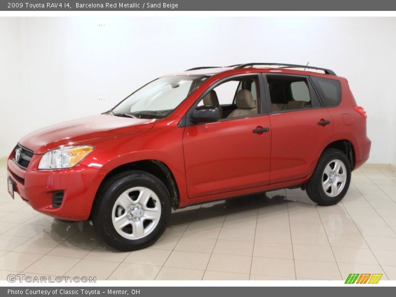 Barcelona Red Metallic / Sand Beige 2009 Toyota RAV4 I4