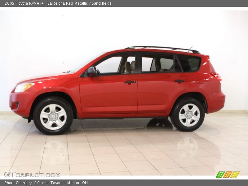 Barcelona Red Metallic / Sand Beige 2009 Toyota RAV4 I4