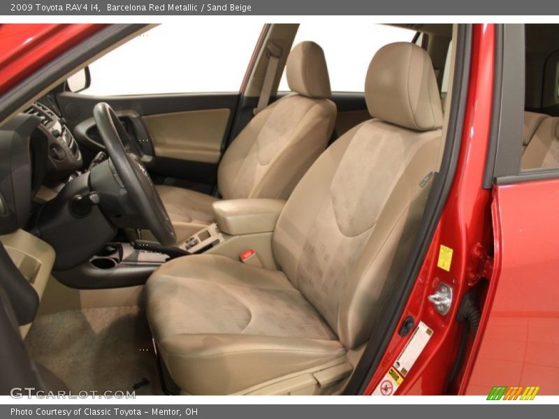 Barcelona Red Metallic / Sand Beige 2009 Toyota RAV4 I4