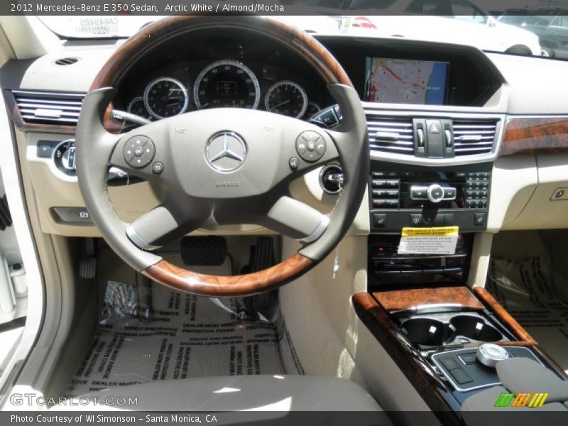 Arctic White / Almond/Mocha 2012 Mercedes-Benz E 350 Sedan