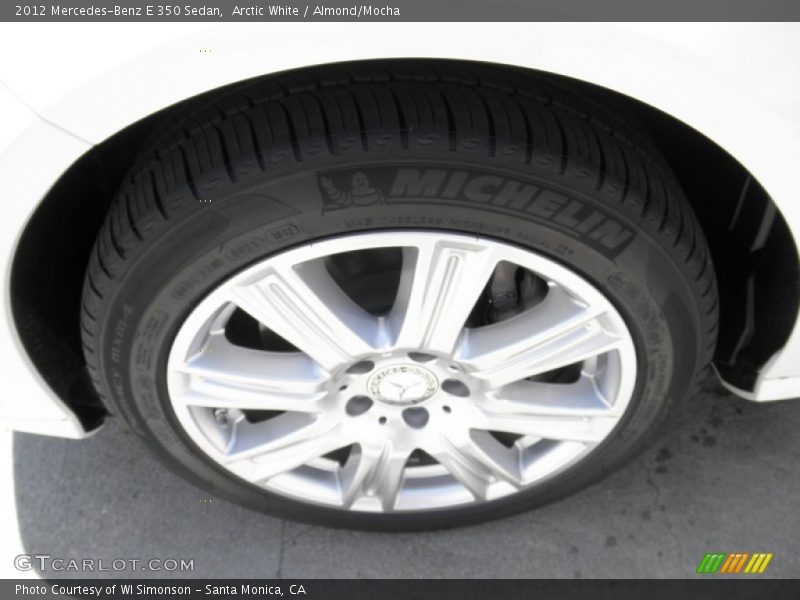 Arctic White / Almond/Mocha 2012 Mercedes-Benz E 350 Sedan